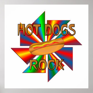 Affiches Hot Dogs Rock