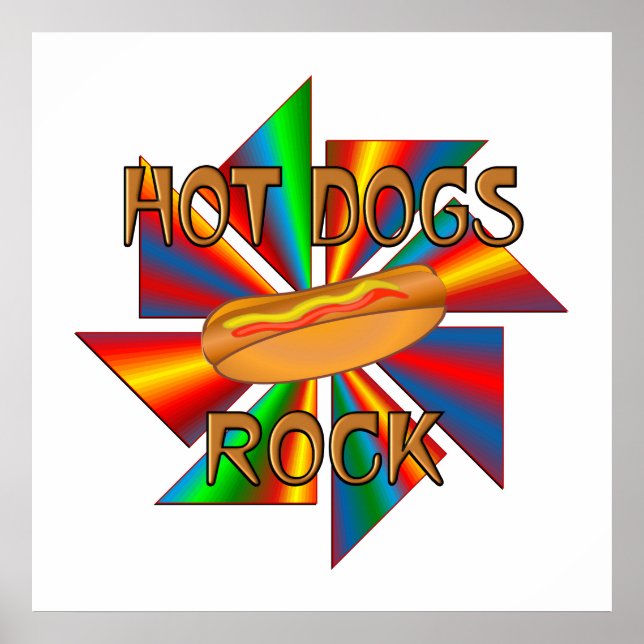 Affiches Hot Dogs Rock (Devant)