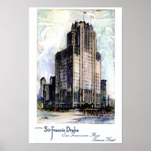 Affiches Hôtel de monsieur Francis Drake de San Francisco