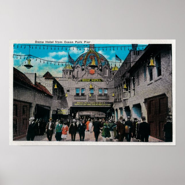 Affiches Hôtel Dome de Ocean Park Pier (Devant)