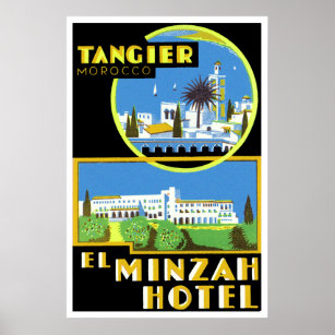 Affiches Hôtel El Minzah, Tanger