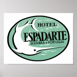 Affiches Hotel Espadarte Sesimbra Portugal