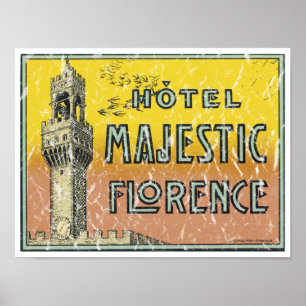 Affiches Hôtel majestueux - affligé