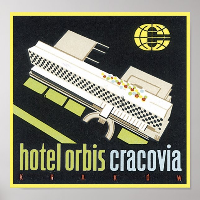 Affiches Hôtel Orbis Cracovia (Devant)