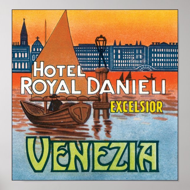 Affiches Hotel Royal Danieli Excelsior Venezia (Devant)