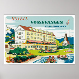 Affiches Hotel Vossevangen Norvège