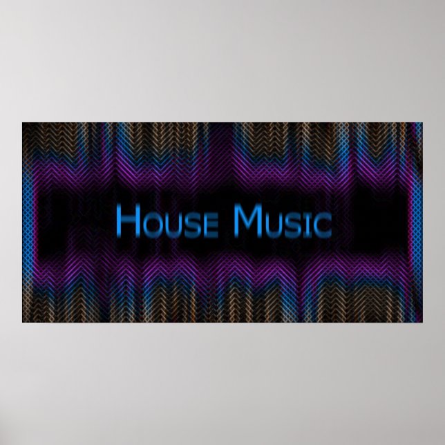 Affiches House Music (Devant)