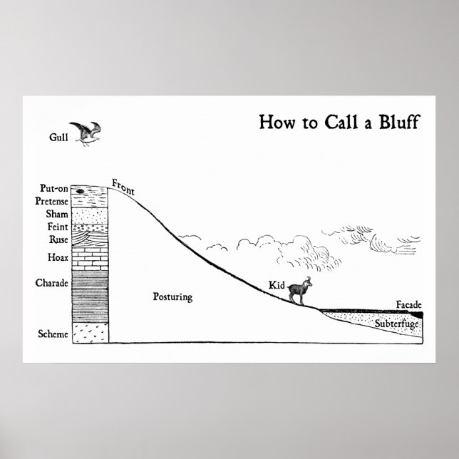 Affiches How to Call a Bluff (Devant)