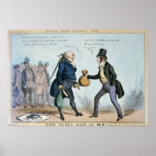 Affiches How to get made an MP, 19th July 1830