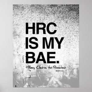 Affiches HRC EST MON BAE- Hillary à la présidence