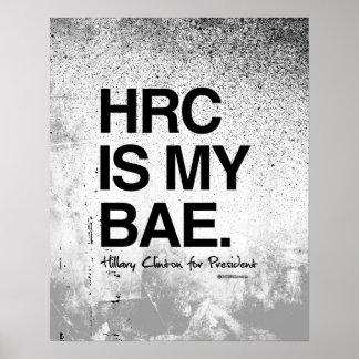 Affiches HRC EST MON BAE- Hillary à la présidence