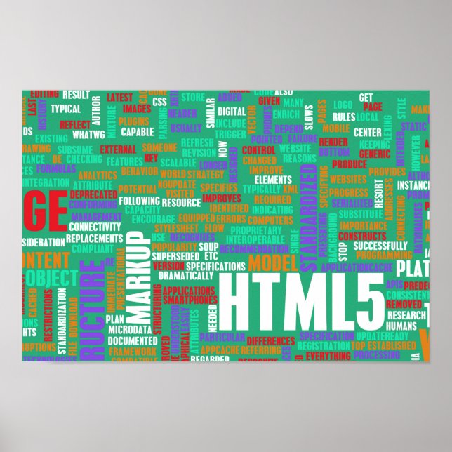 Affiches HTML 5 ou HTML5 (Devant)