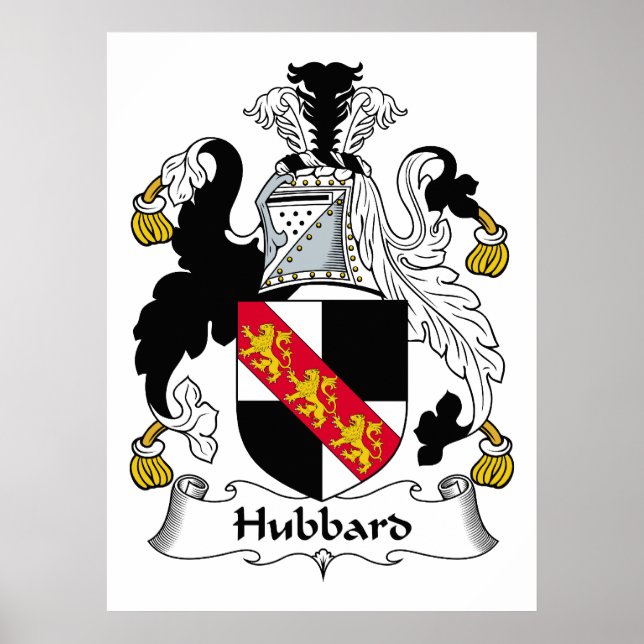 Affiches Hubbard Family Crest (Devant)