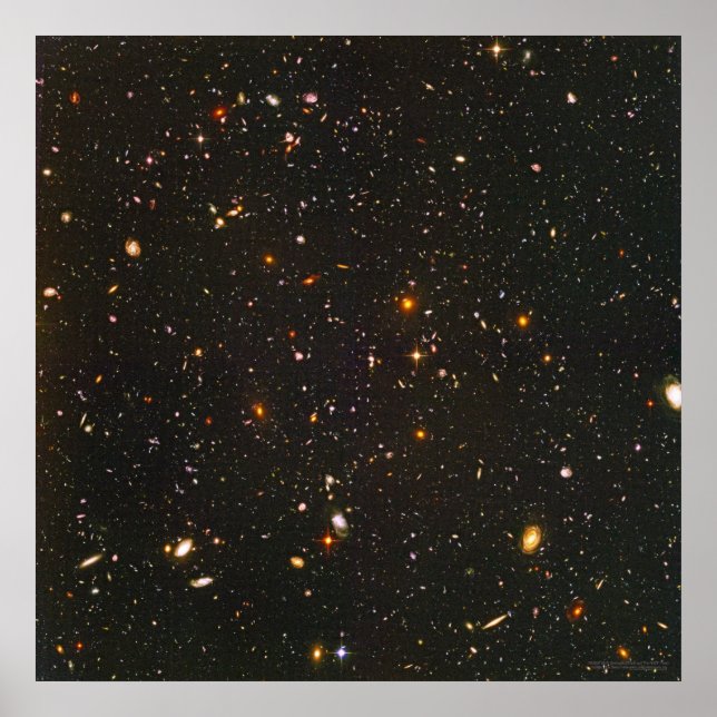 Affiches Hubble Ultra Deep Field 24x24  (22x22) (Devant)