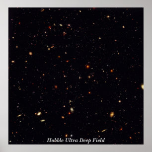 Affiches HubbleUltraDeepField, champ ultra profond de