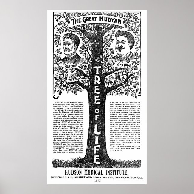 Affiches Hudyan Remedio Therapy - 1897 (Devant)