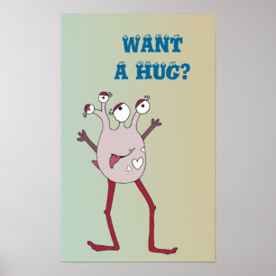 Affiches Hug Monster