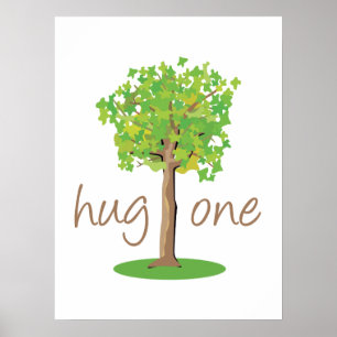 Affiches Hugger d'arbre