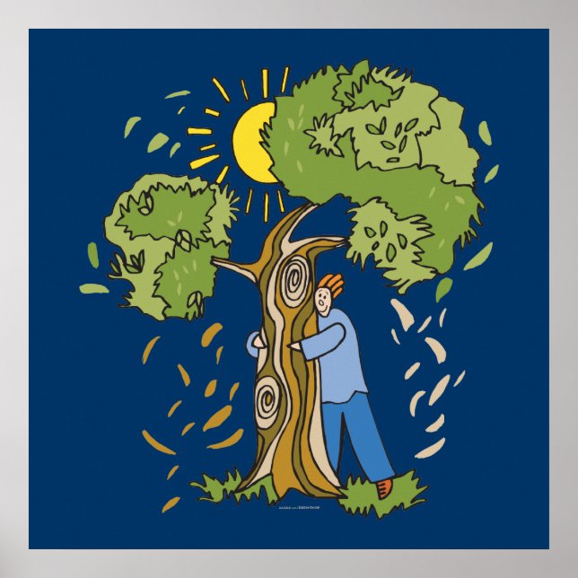 Affiches Hugger d'arbre (Devant)