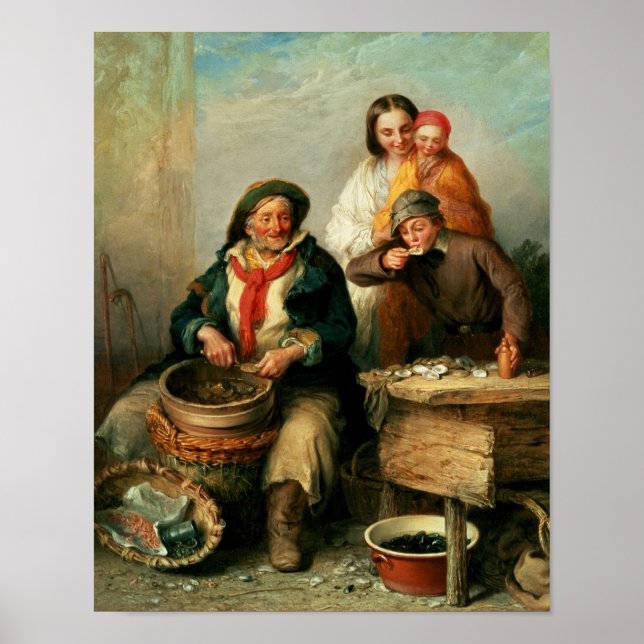 Affiches Huîtres, Jeune Monsieur ? (Devant)