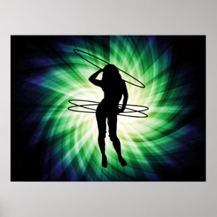 Affiches Hula Hoop Girl ; Cool