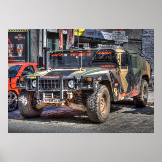 Affiches Hummer H1 (Devant)