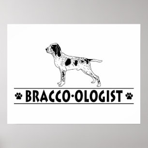 Affiches Humoristique Bracco Italiano