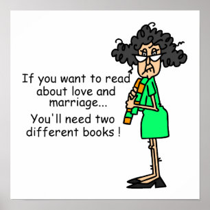 Affiches Humour d'amour et de mariage
