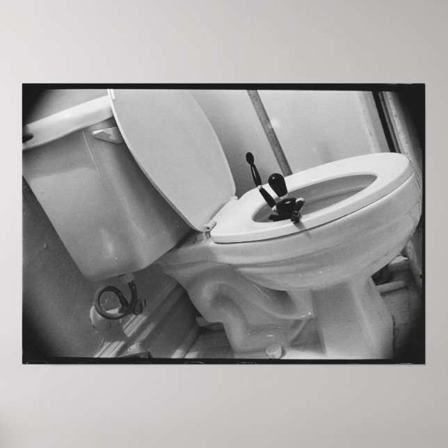 Affiches Humour de toilettes (Devant)