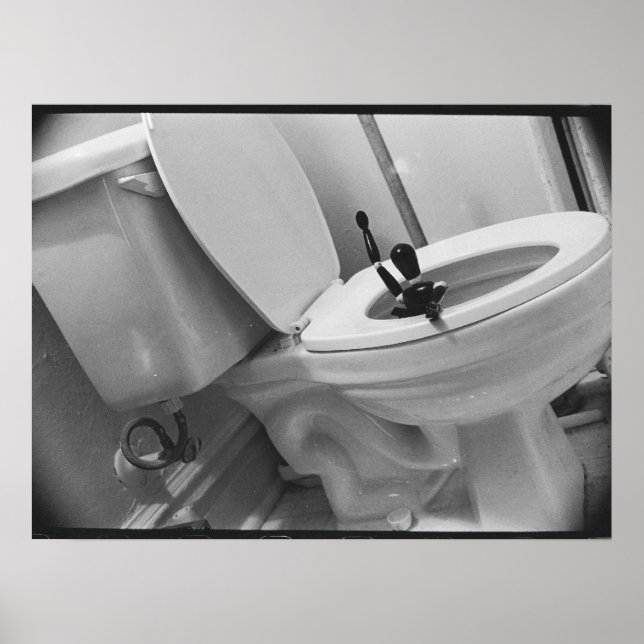 Affiches Humour de toilettes (Devant)