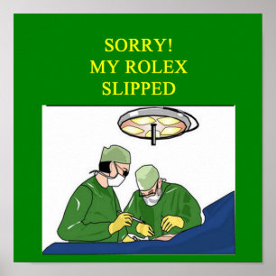 Affiches humour drôle de docteur