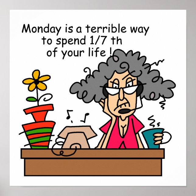 Affiches Humour du lundi (Devant)