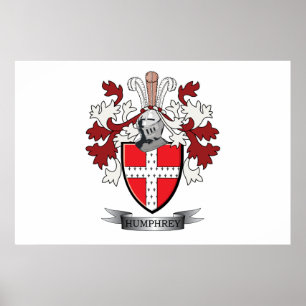 Affiches Humphrey Family Crest Coat of Arms