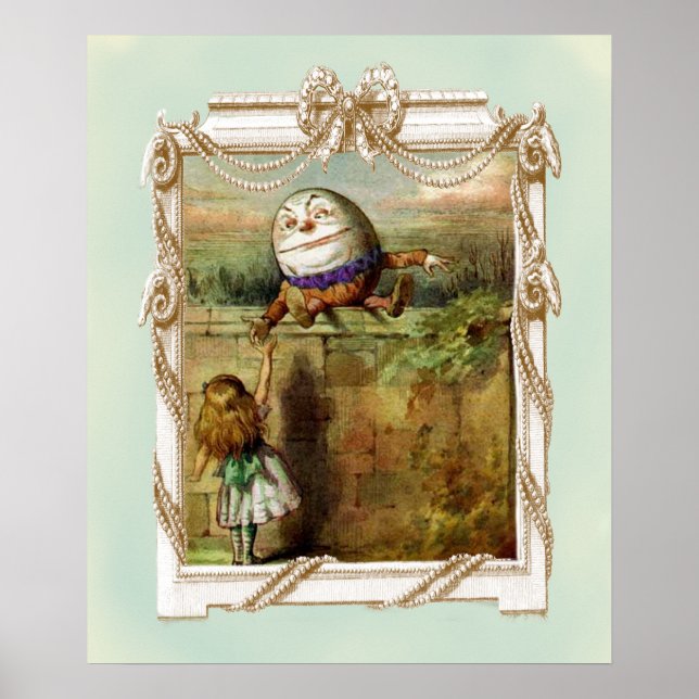 Affiches Humpty Dumpty et Alice (Devant)
