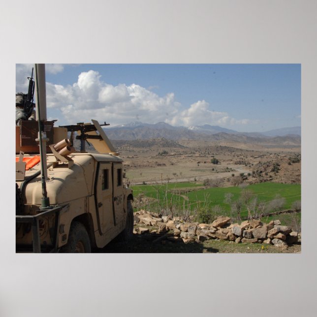 Affiches Humvee en Afghanistan (Devant)