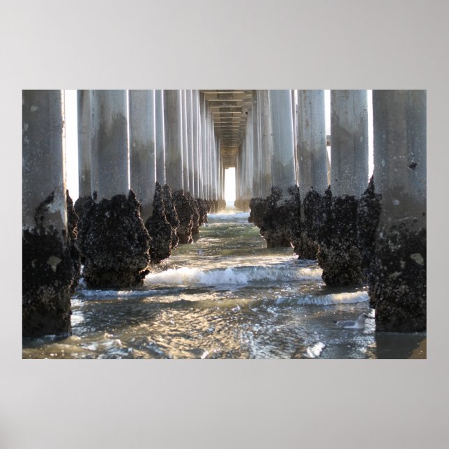 Affiches Huntington Beach Californie (Devant)