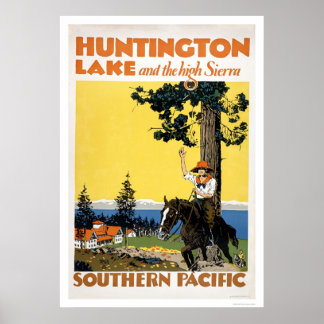 Affiches Huntington Lake et Sierras