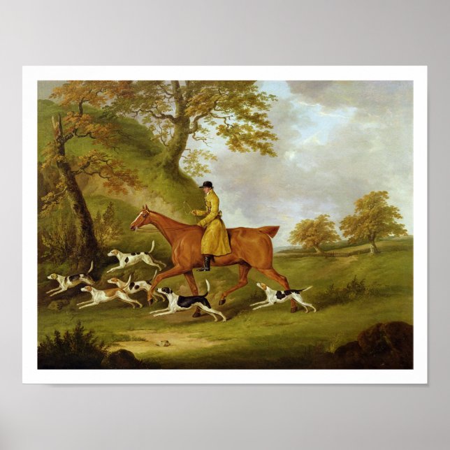 Affiches Huntsman et Hounds, 1809 (huile sur toile) (Devant)