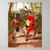 Huron Warrior, indigène américain