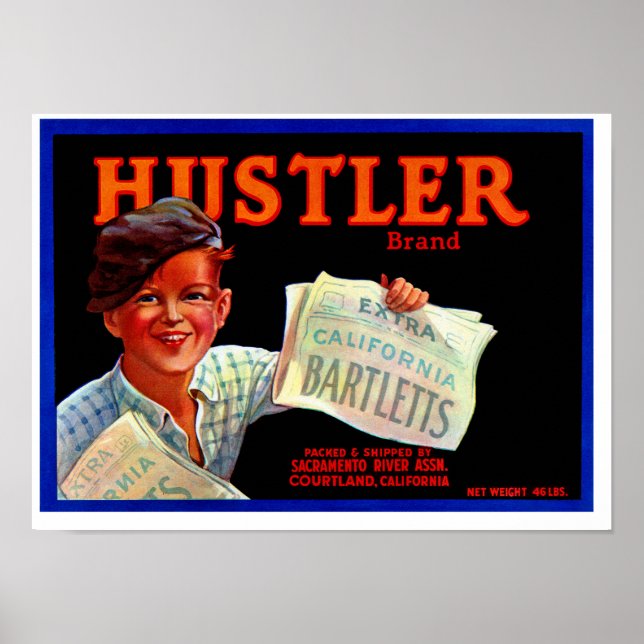 Affiches Hustler Bartletts (Devant)