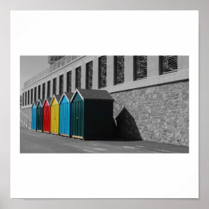 Affiches Huttes de plage de Bournemouth