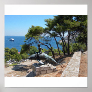 Affiches Hydra - Le garçon sur un dauphin-03