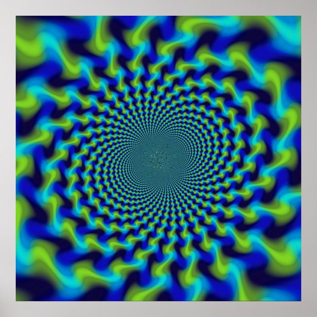 Affiches Hypnose Fractale #2 (Devant)