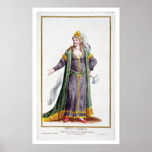 Affiches Hyu-Chen, épouse de Genghis Khan, de 'Receuil des