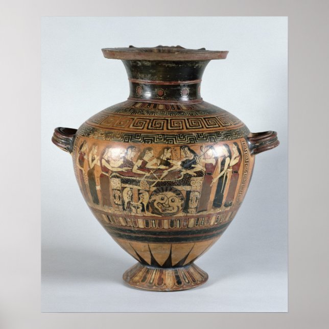 Affiches Hyure à silhouette noire (Devant)