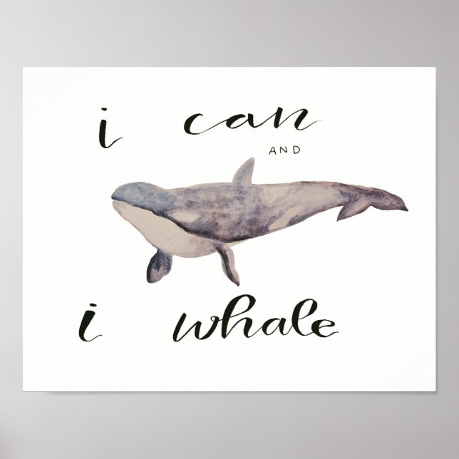Affiches I Can et I Whale (Devant)