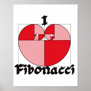 Affiches I coeur Fibonacci