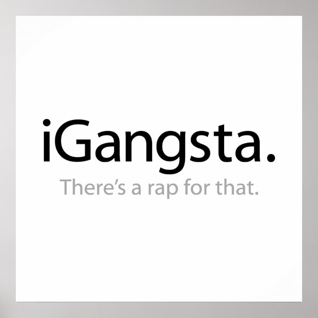 Affiches i Gangsta - Il y a un rap pour ça (Devant)