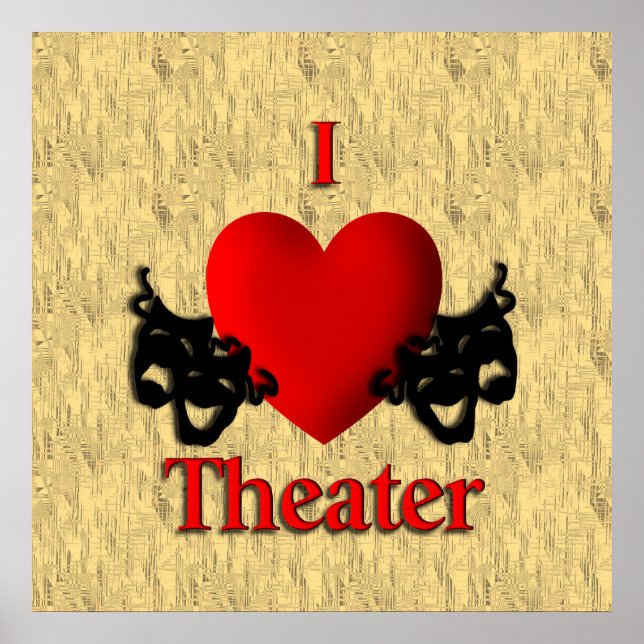 Affiches I Heart Theatre (Devant)