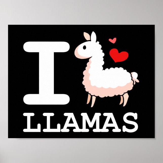 Affiches I Llama Llamas (Devant)